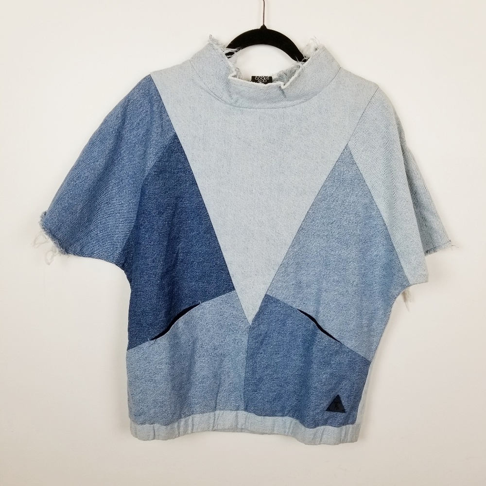 PRPS denim patch top